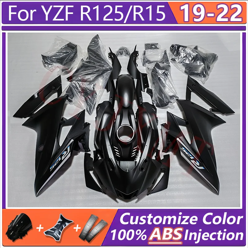 Full Cover Motorcycle Fairing Set for YAMAHA YZF R125 R15 2019-2022 Fairings Body Kit YZFR125 YZFR15 19-22 Bodywork Hood Housing