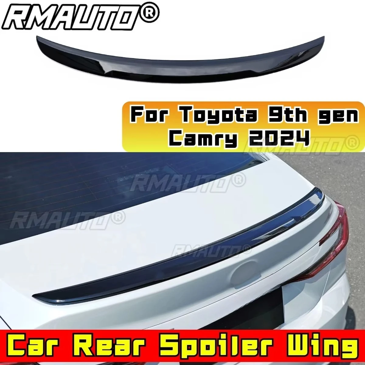 

Car Rear Trunk Spoiler Wing Body Kit for Toyota 9th Generation Camry 2024 Rear Trunk Spoiler Wing Car Accessories