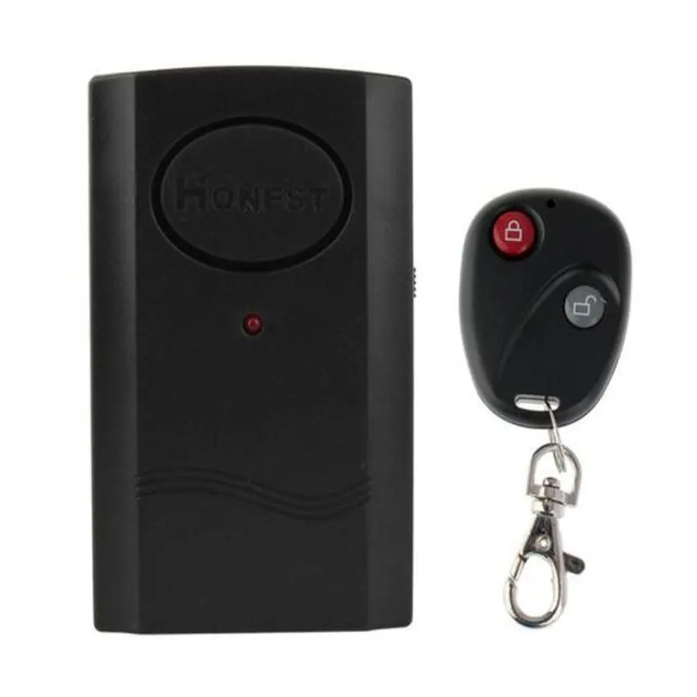 Wireless Vibration Alarm Home Security Motorcycle Car Door Window Anti-Theft Burglar Detector Sensor 120dB Remote Control