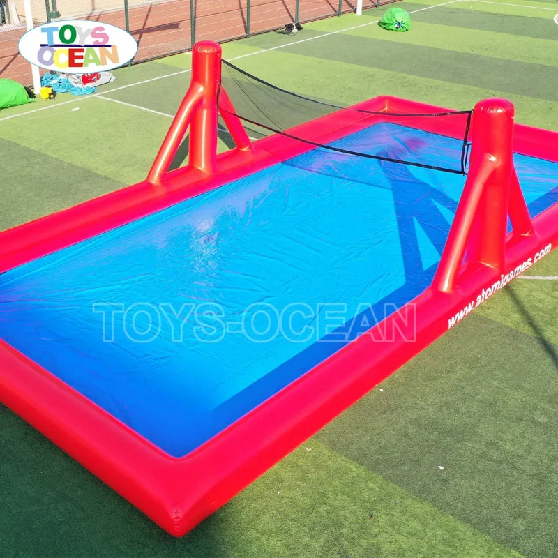 Factory Customized High Quality Commercial Water Volleyball Court Inflatable Volleyball Court with Pool Beach Volleyball