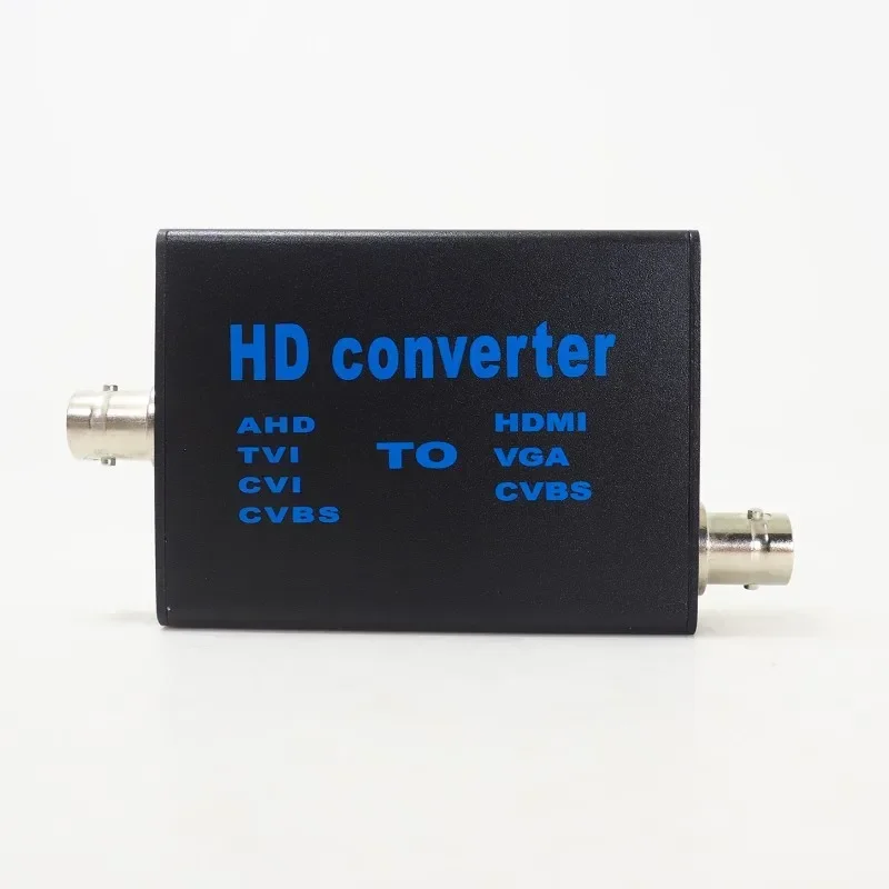 محول الفيديو 4in1 HD إشارة الفيديو TVI AHD CVI CVBS إلى HDMI VGA CVBS محول AHD إلى HDMI إشارة AHD41 5 فولت-20 فولت محول