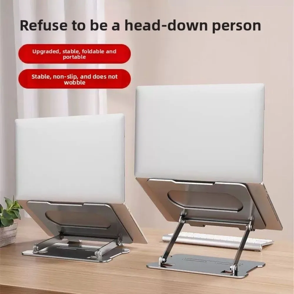 

Universal Adjustable Tablet Stand Heat Dissipation Foldable Laptop Holder Height Adjustable Alloy Laptop Metal Bracket Tablet