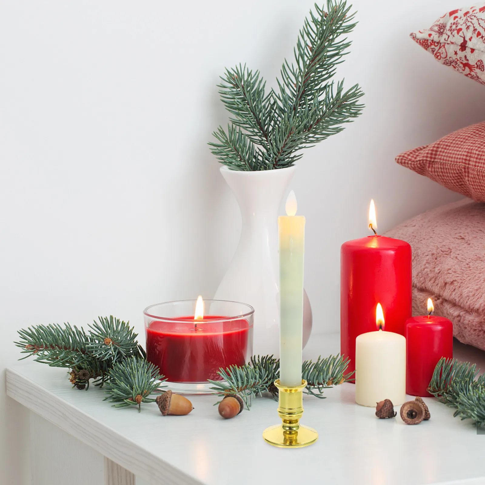 2-velas-led-de-formato-conico-resistentes-fabricadas-com-precisao-reutilizaveis-e-sem-chama-ideais-para-decoracao-de-mesas-festas-casamentos-e-natal