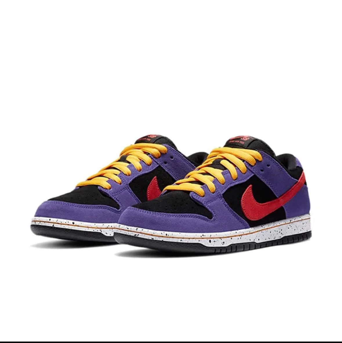 Nike-zapatillas de Skateboarding para hombre y mujer, calzado Unisex, color morado y negro, Dunk Sb Pro