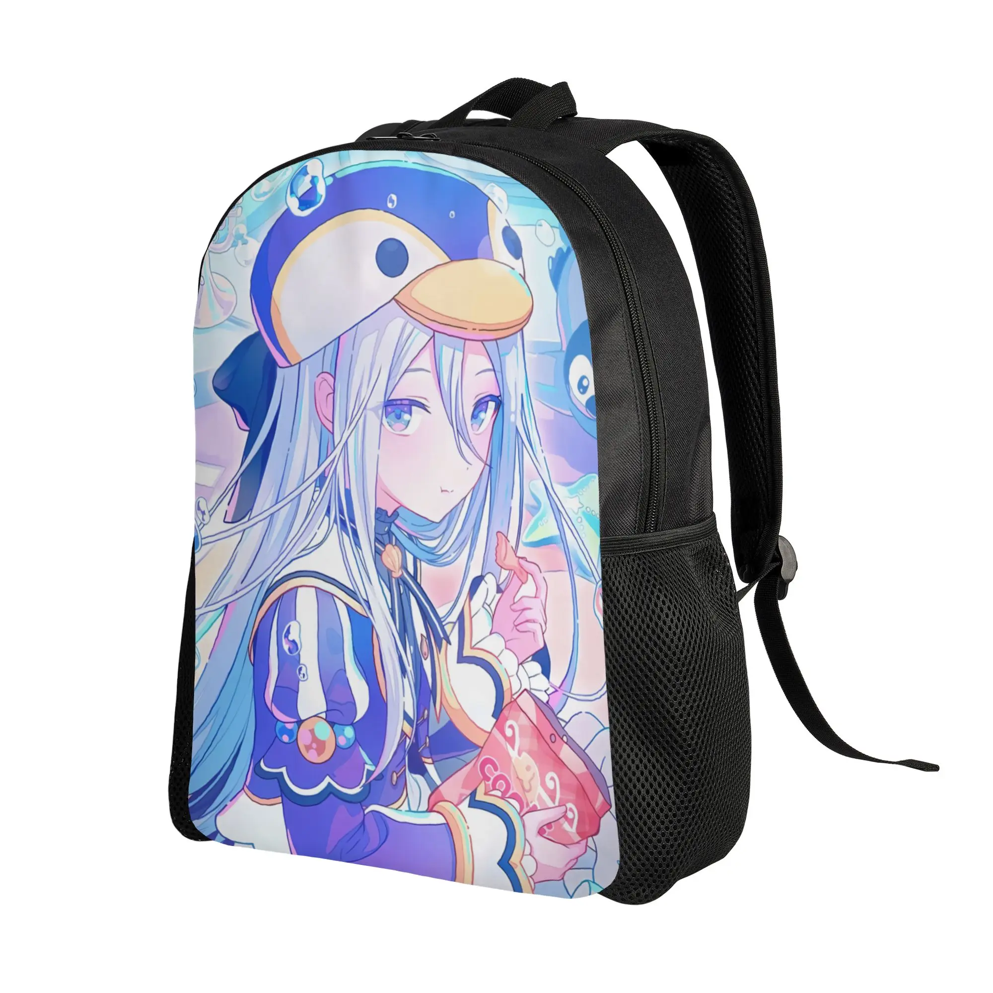 Yoisaki Kanade Project Sekai PJSK Games Backpack for Men Women Casual High School Business Daypack  Laptop Canvas Bags Gift