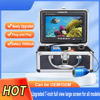 Outdoor Winter Fish Underwater Fishing Camera 7 Inch 1000TVL IP68 Waterproof 15M 30M 50M For Ice/Sea/River Fishing 