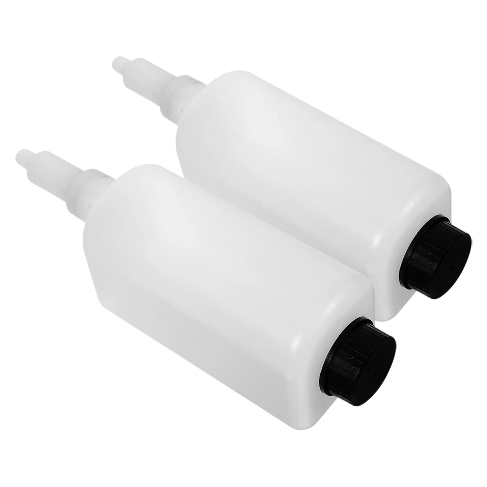 

2Pcs Wall Mounted Hotel Kitchen Soap Dispenser 350ml White Sleek Design Large Capacity Versatile Use Home Restaurant