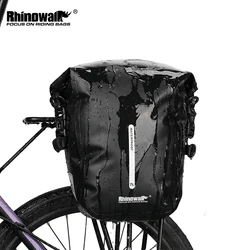 Rhinowalk Bicycle Saddle Bag Waterproof Bike Pannier Bag 7L Storage Cycling Rear Seat Trunk Bag MTB Luggage Bike Accessories