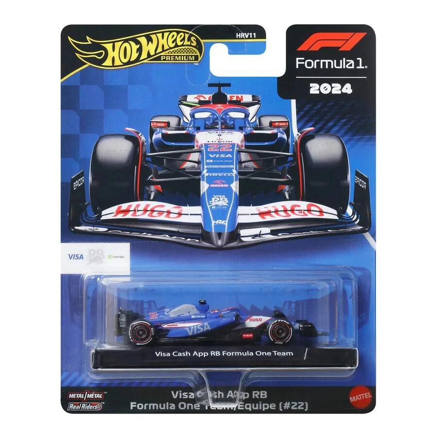 

Приложение Hot Wheels Track Legends Ferrari Formula 1, приложение Visa Cash RB Formula One Team ( # 22) Литые модели автомобилей Red Bull McLaren Williams