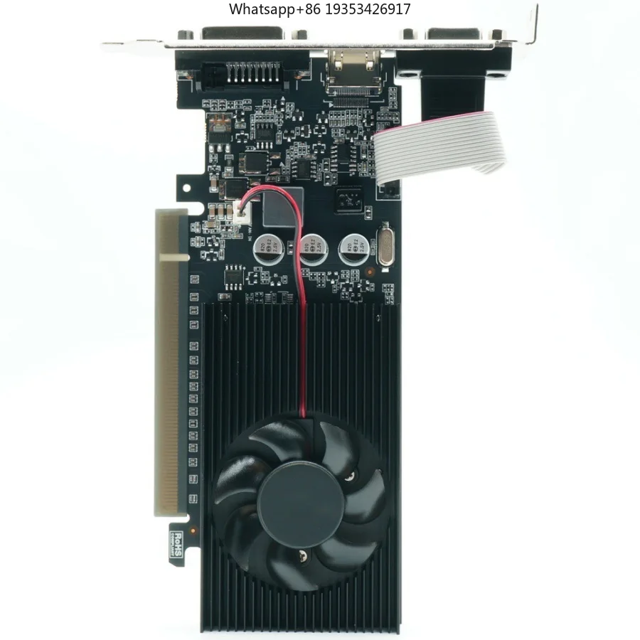 Nueva tarjeta gráfica discreta GT730 2G DDR3 para uso en oficina con video de alta resolución