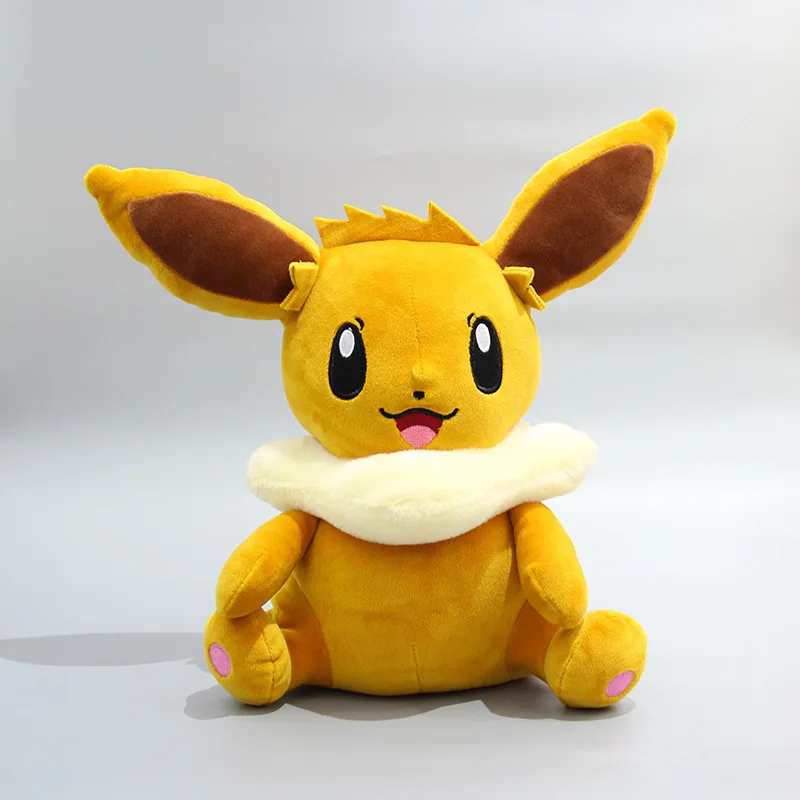 30cm Pokemon Eevee Changing Egg Reversible Plush Doll Pillow Cartoon Kawaii Anime Elf Eevee Plush Toys Xmas Gift For Children