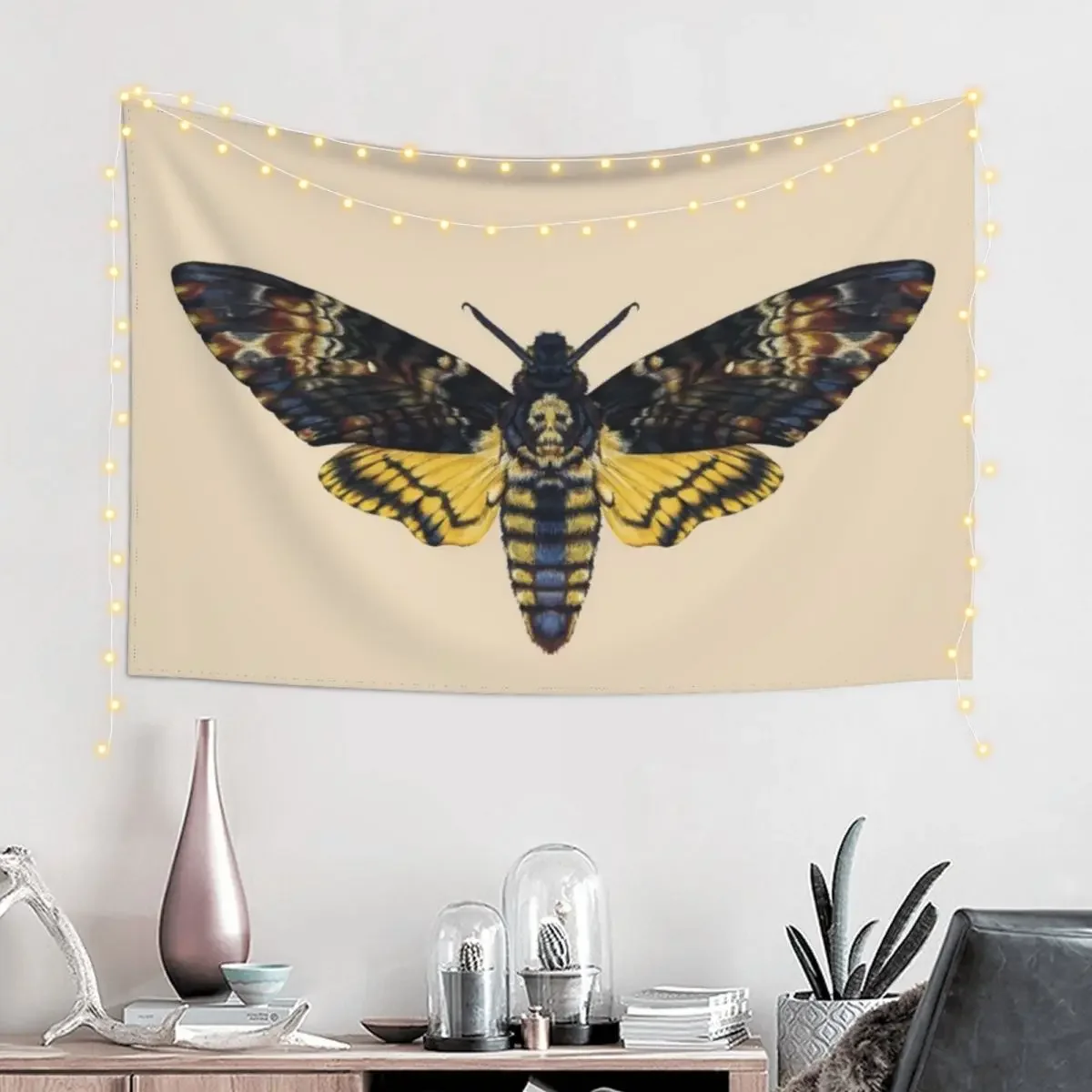 Death's-head hawkmoth Tapestry House Decorations Funny Tapestry