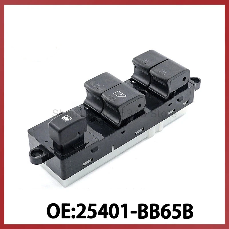 

25401-BB65B for Nissan Navarra D40 Car Left Front Glass Regulator Power Window Switch