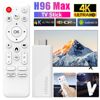 H96 MAX TV Stick Android 14.0 4K Mini TV Stick 2GB 8GB 16GB Android TV Stick Allwinner H313 Quad Core Smart TV Box TV Dongle