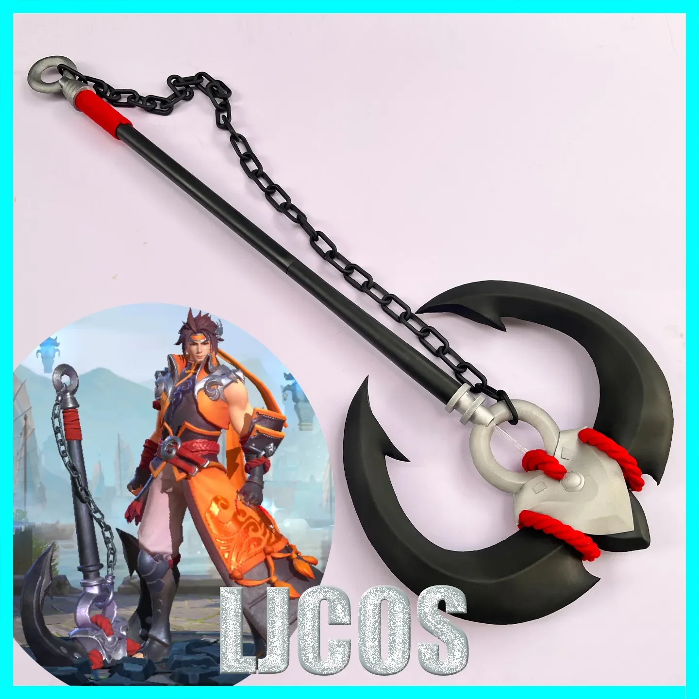 Sun Ce Anchor Prop Game Honor of Kings Cosplay Replica Prop Halloween Carnival Party Game Character Costume Accessory