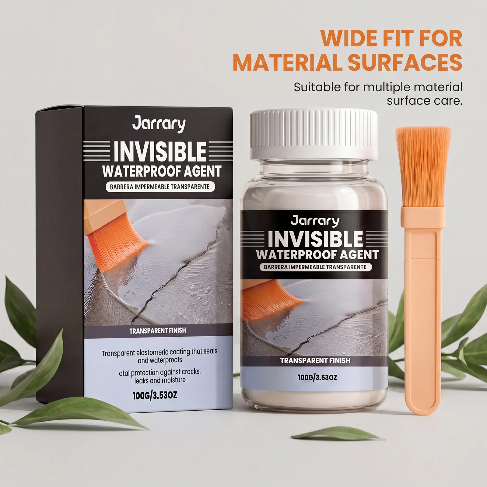 Invisible Waterproof Sealant Transparent Coating for Indoor Outdoor Crack Repair Concrete Tile Stone Surface
