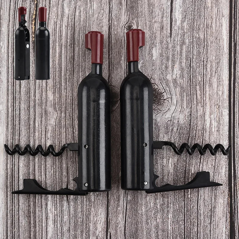 

Home Daily Dinner Room Tool New Versatile Creative Exquisite Interesting Cute ABS Carbon Steel Metal Red Wine Bottle Openers