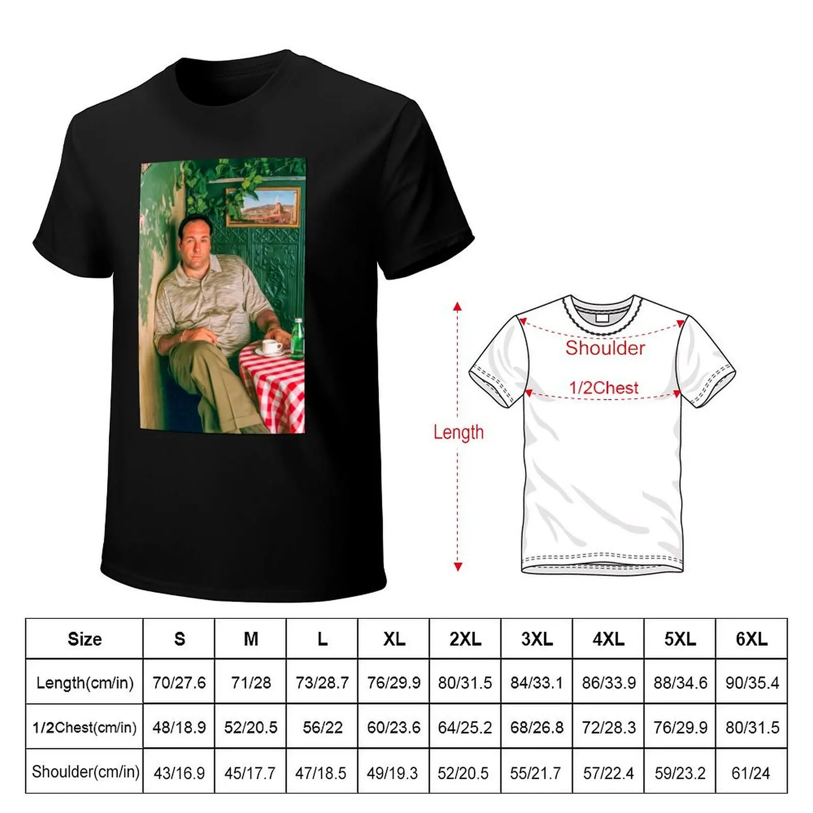 Tony Soprano: The Gabagool Commendatore T-Shirt Lightweight Cooling Short Sleeve Tee