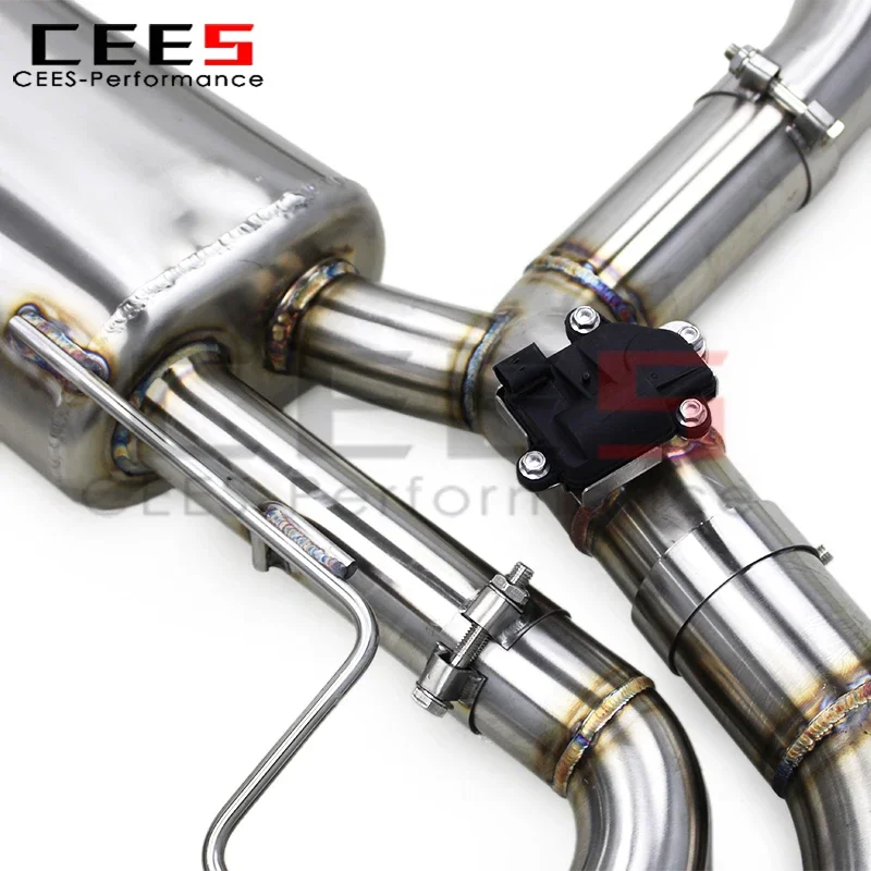 cees Valvetronic Exhaust Mufflers for BMW M550 M550i G30 N63 4.4TT 2017-2022 Stainless Steel Tuning Exhaust Pipe Escape System