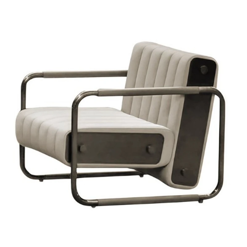 Outdoor Sofa Sales Office Garden Landscape Villa Garden Designer Engineering Project Leather High-end Outdoor Furniture