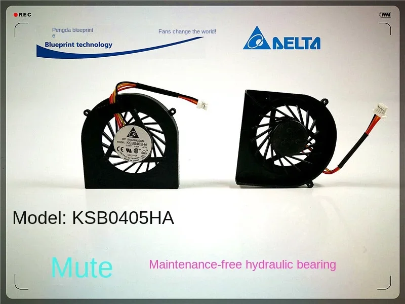 

Ksb0405ha 4506 4.5cm 5v0.3a Mute Four-Wire PWM Computer Notebook Exhaust Cooling Fan