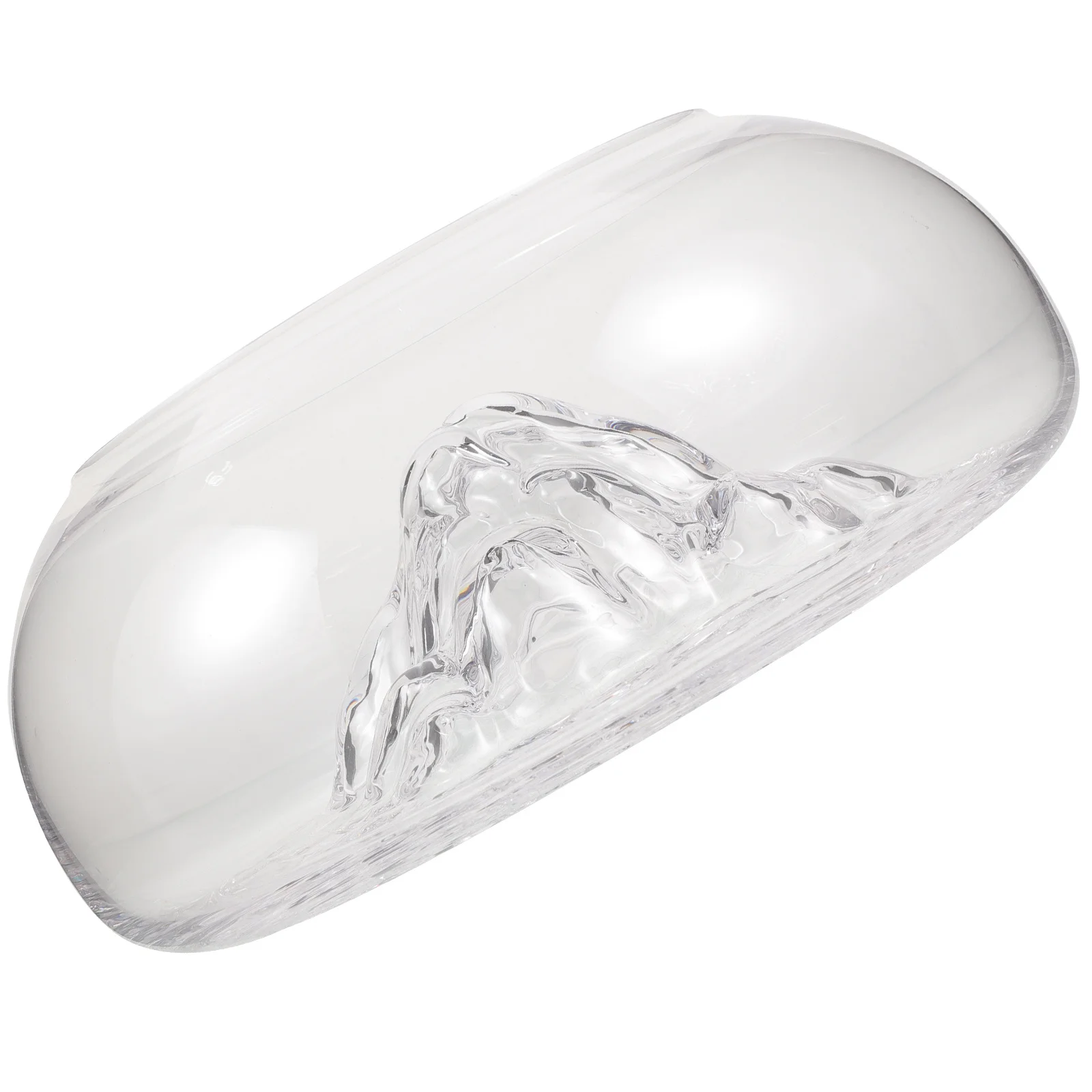 

Transparent Iceberg Fish Bowl Glass Round Desktop Clear Fish Tank Plant Terrarium Decorative Goldfish Bowl Glass Terrarium