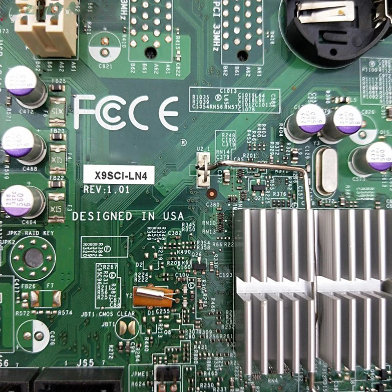 X9SCL-LN4 الأصلي للوحة الأم Supermicro Servr يدعم شرائح ECC النقية C202 شرائح 1155 دبوس يدعم Xeon E3-1200/Core i3