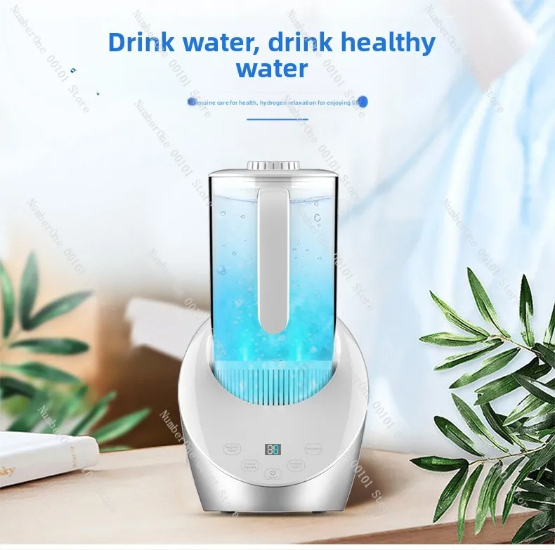 Portable Hydrogen Rich Water Kettle Household H2 Water Ionizer Generator