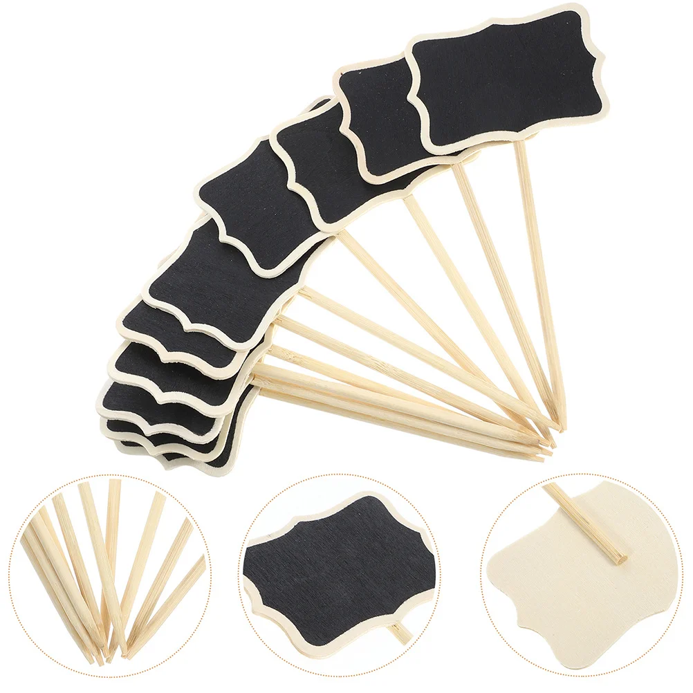 

20Pcs Mini Chalkboard Signs Blackboards Small Reusable for Food Labels Party Buffet Craft Display Supplies Mini Chalkboard Signs