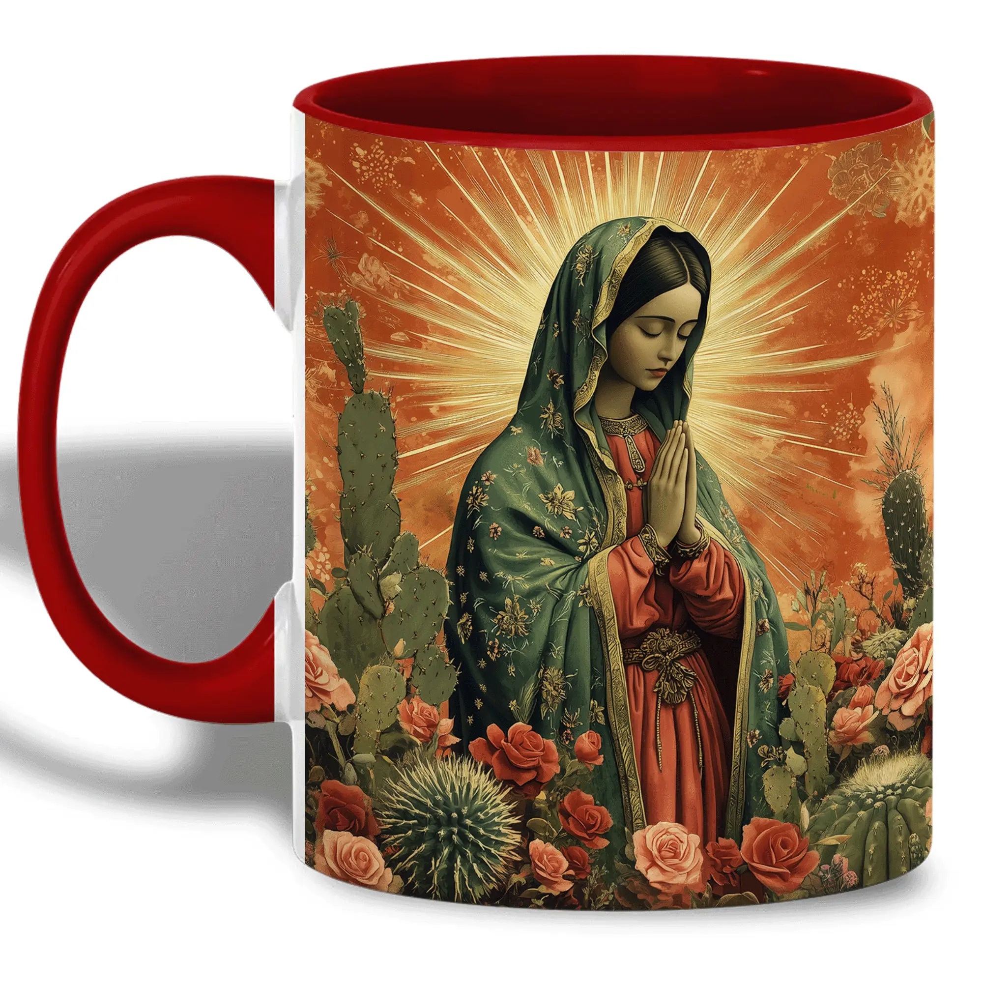

Our Lady Of Guadalupe 11OZ Mug (TI762) – Catholic Mexican Virgin Mary Ceramic Gift for Faith Lovers