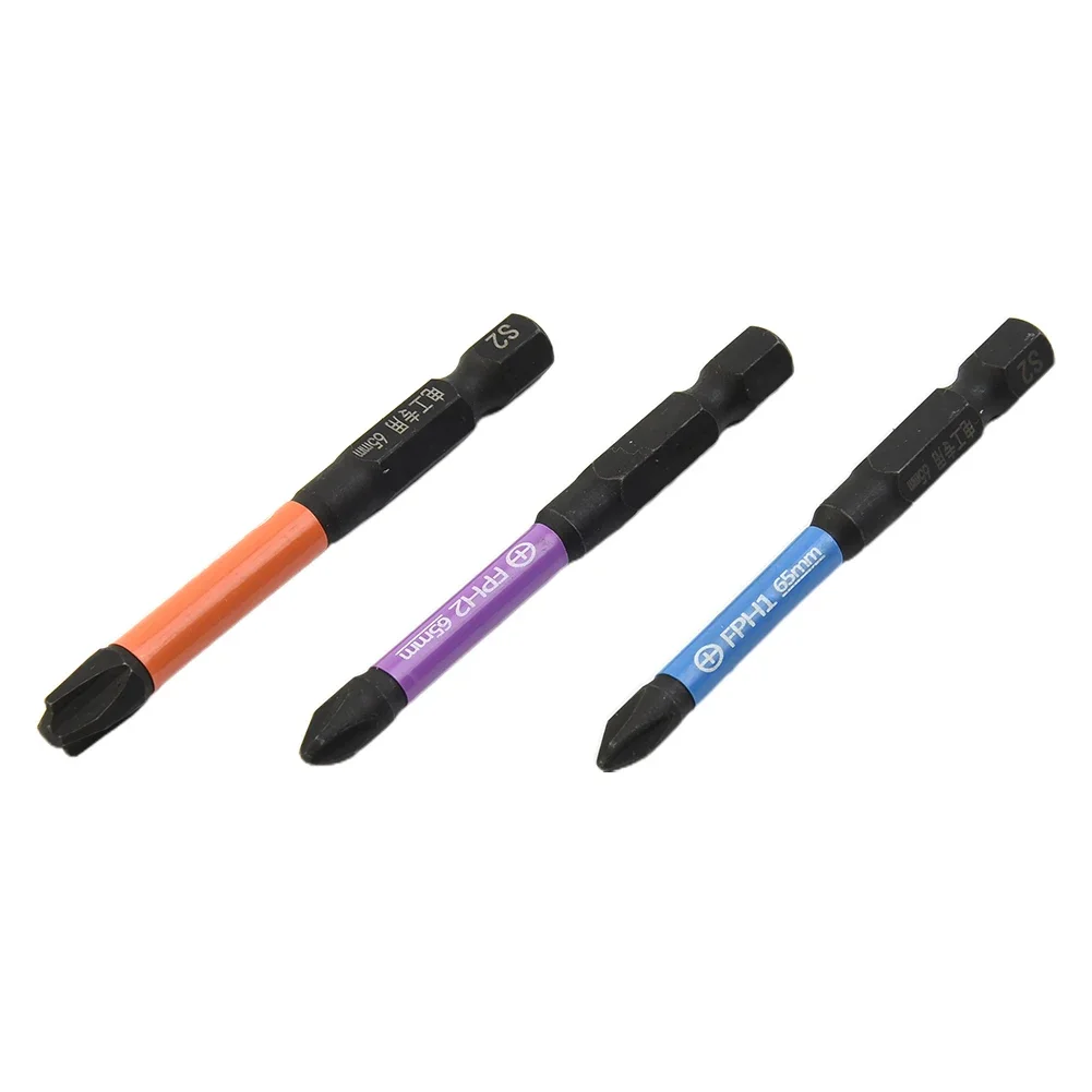 Imagem -04 - Especial Magnetismo Cruz Chave de Fenda Bit Fph1 Fph2 Fph3 Liga Aço Batch Cabeça Nutdrivers para Soquete Interruptor Ferramentas Elétricas Pcs 65 mm