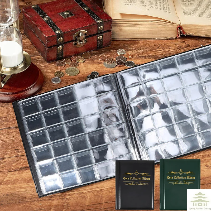 120-480 Coin Collectible Organizer Memorial Album Collector's Book Convenient Storage Display Coin