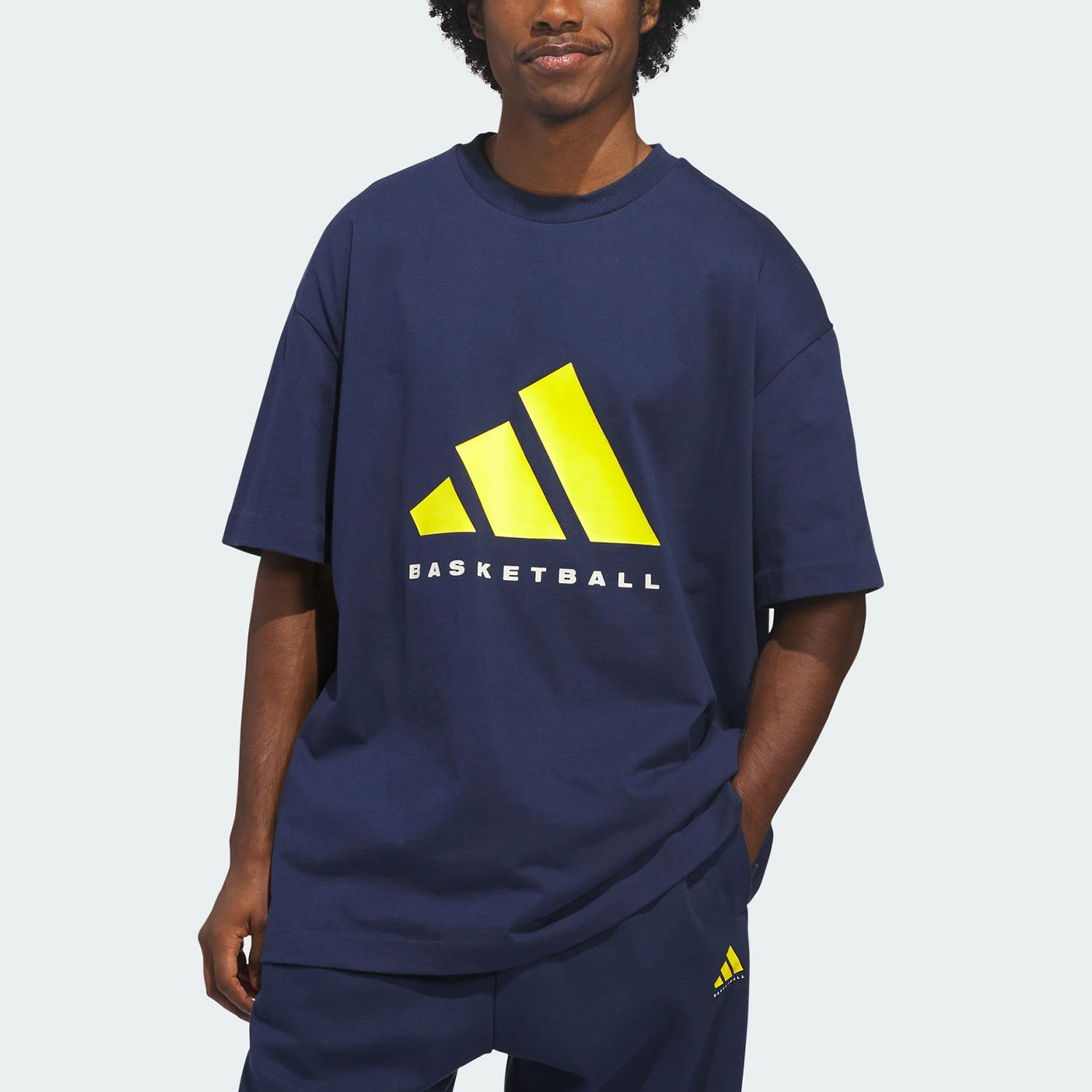 adidas-authentic-basketball-series-new-men's-and-women's-court-sports-short-sleeved-t-shirt-kb7559
