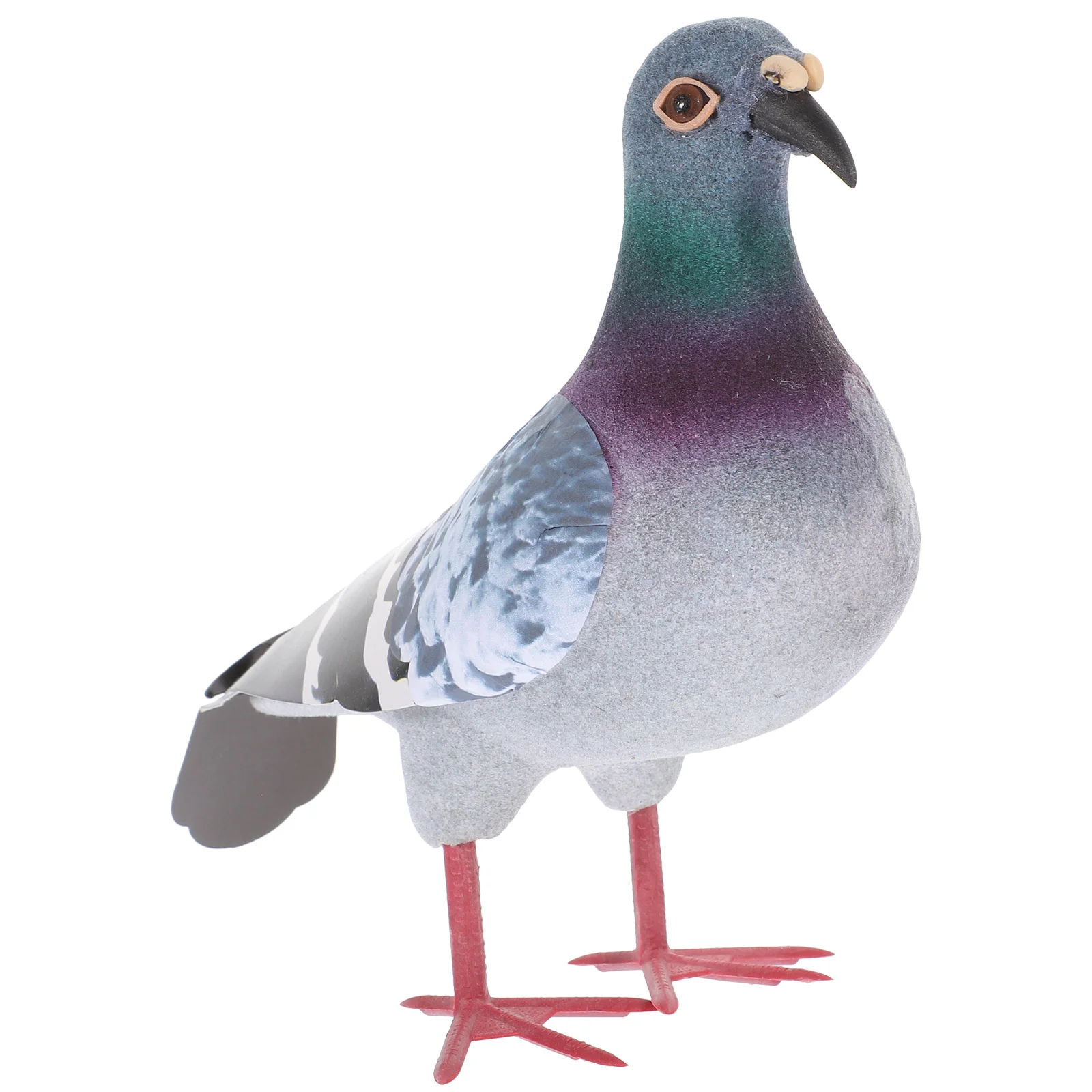 Bird Toys Artificial Pigeon Outdoor Landscape Dove Decoration Plumage Micro Figurine Foam Statue Feathered Child Fake Ornament