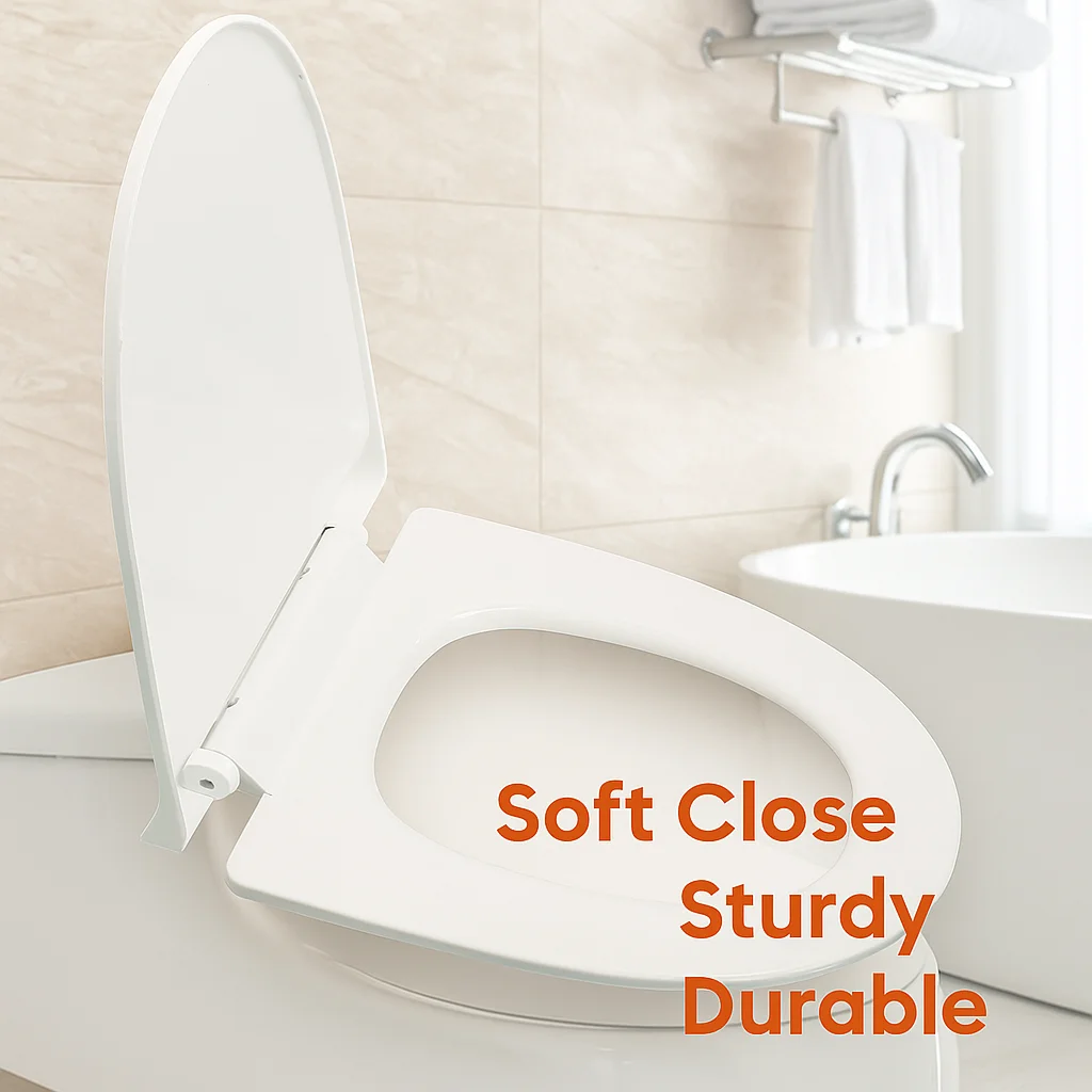 

Универсальная сменная крышка для унитаза, гладкое пластиковое сиденье, простая установка для домашних туалетов