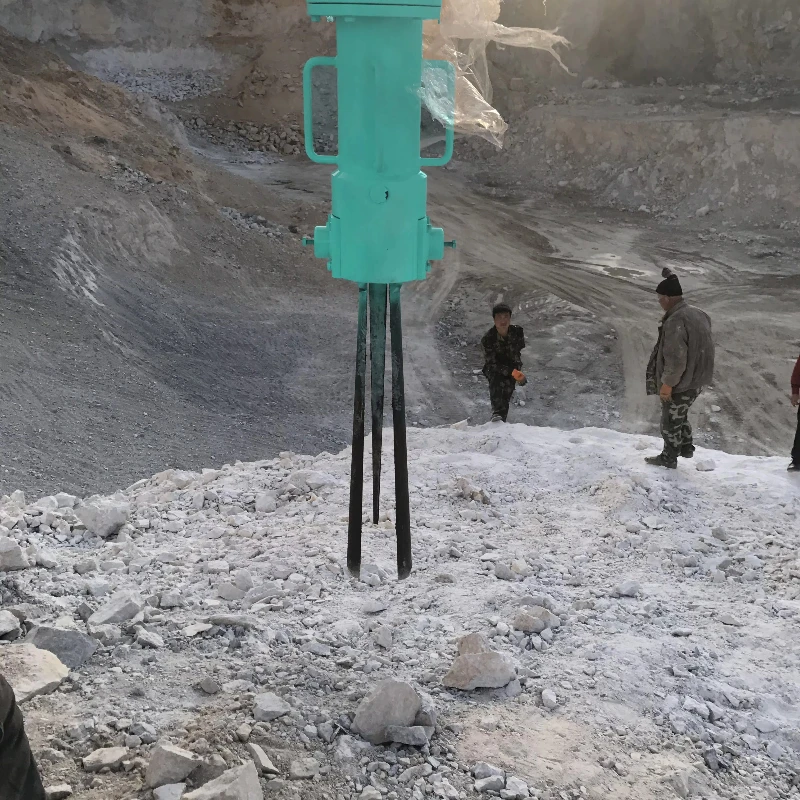 

Rock splitter excavator drive high power hydraulic stone splitter
