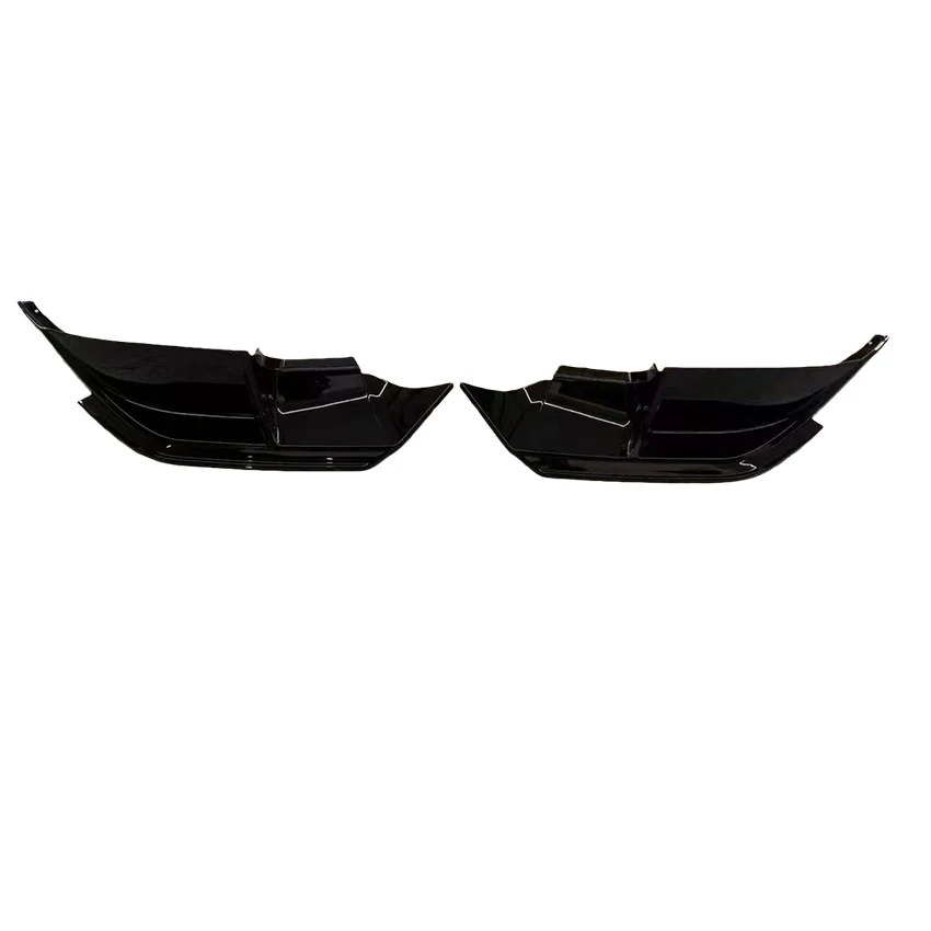 2020 2021 2022 2023 2024 2025 Voor Land Rover Defender 110 & 90 MC Stijl Voorbumper Lip Spoiler diffuser Splitters Gloss Zwart