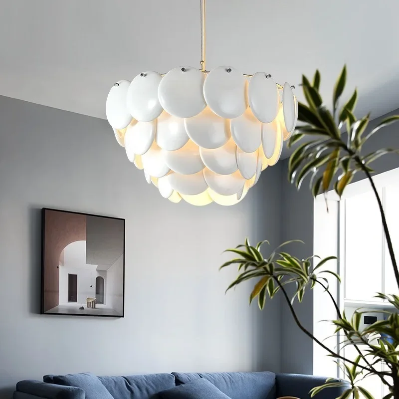 Nordic modern design light luxury dining room living room ceramic lamp bedroom staircase bed and breakfast Internet celebrity de