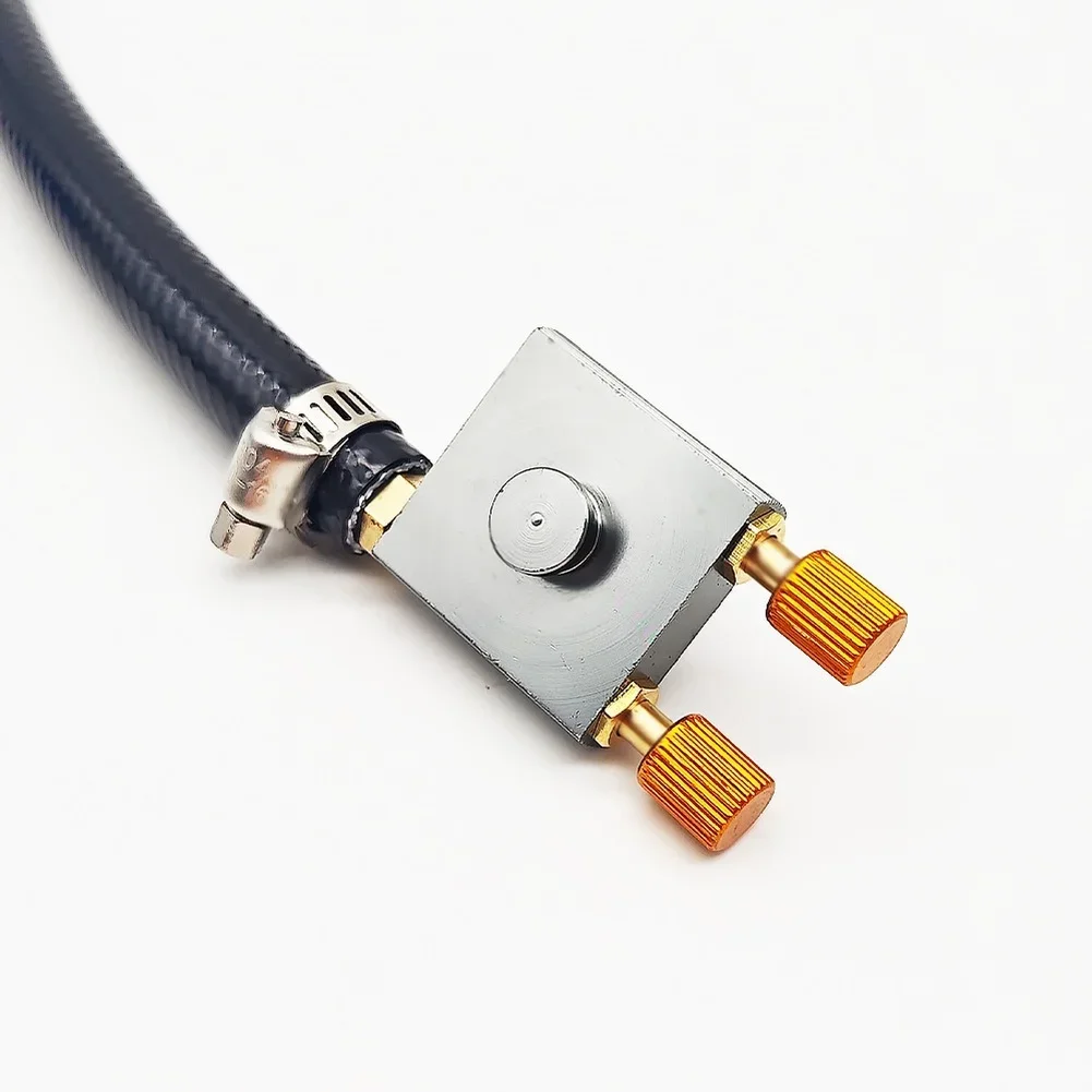 

Клапан для сброса давления при заправке, предназначенный для газовых систем для кемпинга, с адаптером для картриджей двойного формата (для плоских и длинных баллонов)