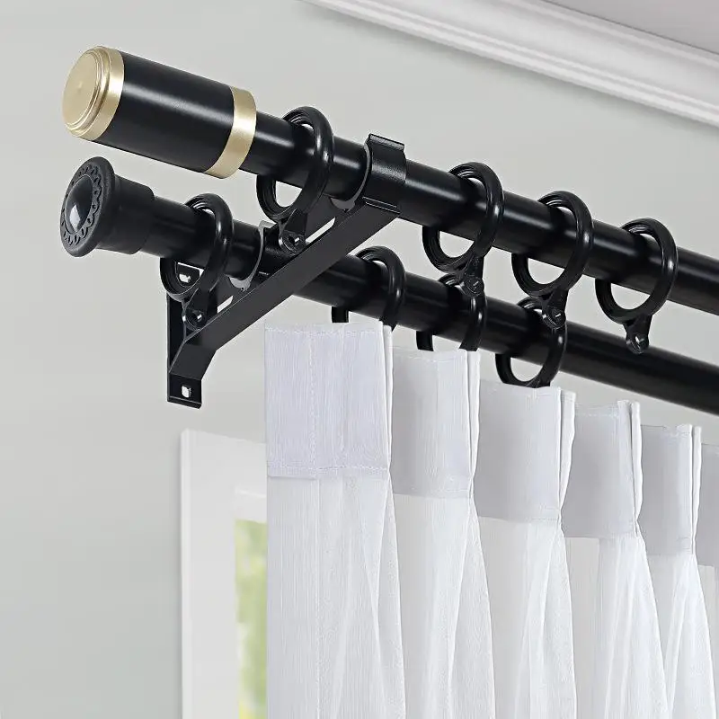 

Simple Aluminum Alloy Roman Curtain Rod for Apartment Project Style Home Decorative Accessories Curtain Tie Back