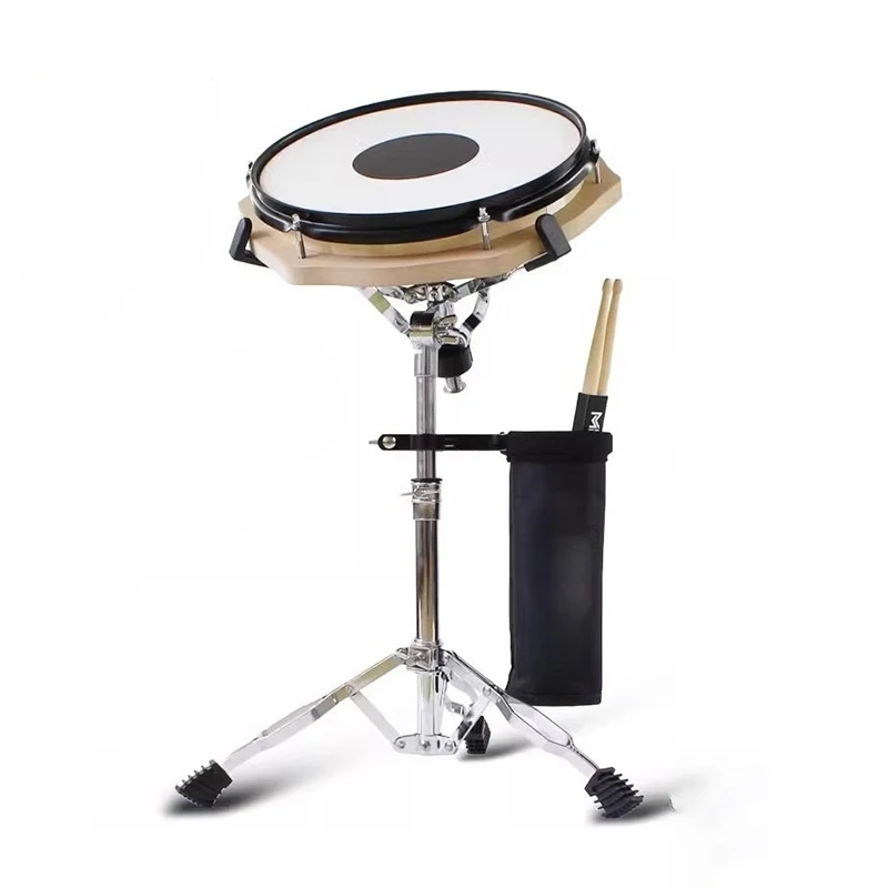 12 Inch Silent Drum Kit Beginner's Entry-level Mute Drum Set Children Adults 1 Pad Drums Home Practice Silent Percussion Board