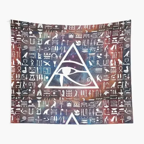 Horus Eye Galaxy  Tapestry Colored Travel Home Living Bedroom Mat Hanging Printed Bedspread Decor Art Room Yoga Wall Towel