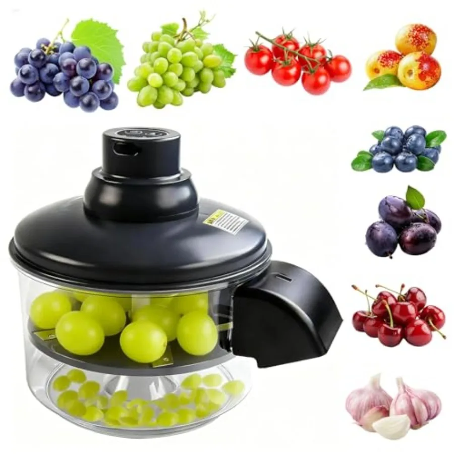 

Automatic Grape Peeler Electric Garlic Clove and Tomato Peeler Ideal for small fruits efficient kitchen peeling tool is perfect
