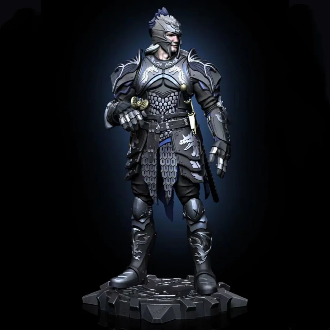 

1/24 Scale Resin Figure Assemble Model Kit The General with Exquisite Armor Unassembled and Unpainted 3D printing DIY toy 676