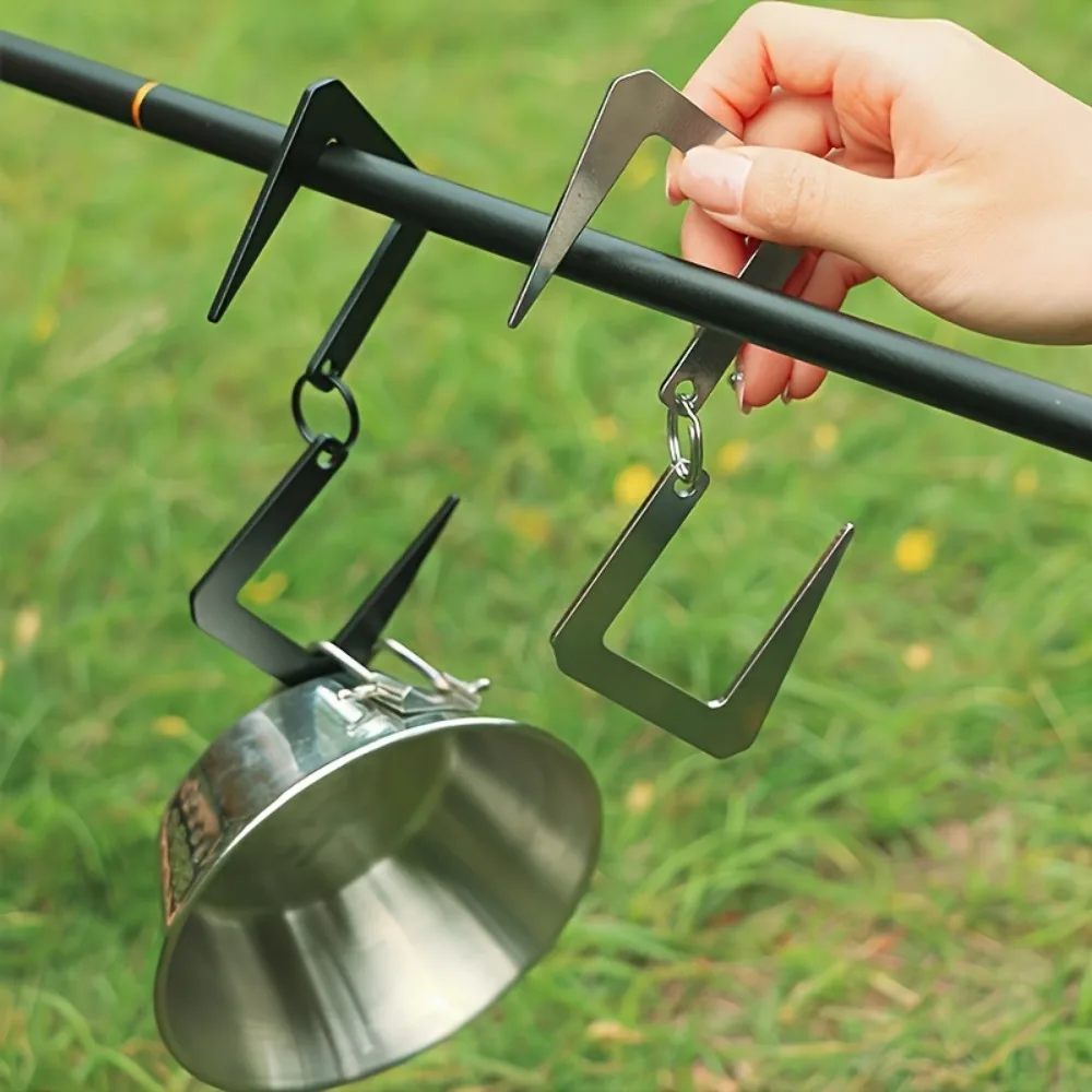 

Outdoor S-shaped hook - stainless steel metal connection buckle, suitable for hiking, outdoor, camping