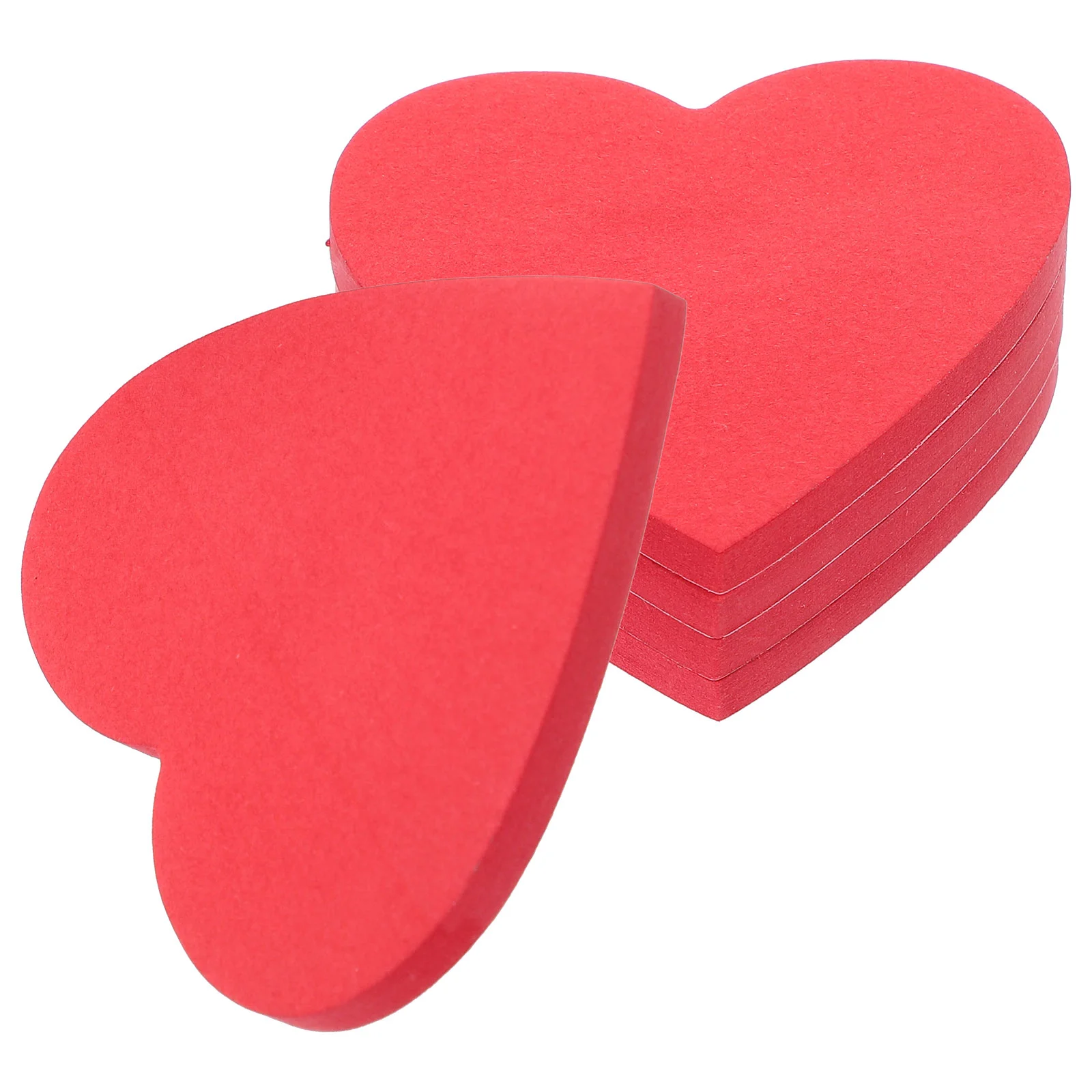 5 Books Love Sticky Notes Portable Memo Stickers Self-adhesive Pads Household Paper Simple Design for Office