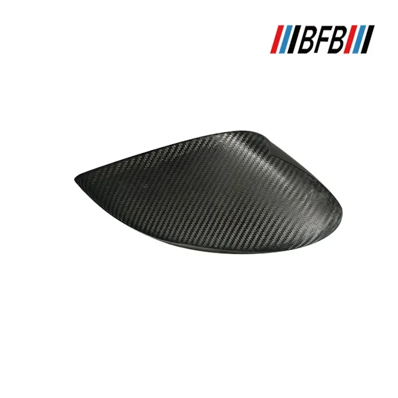 For Ford Mustang Mach-E Real Dry carbon fiber rearview mirror shell rearview mirror cover body Interior Mouldings Accessories