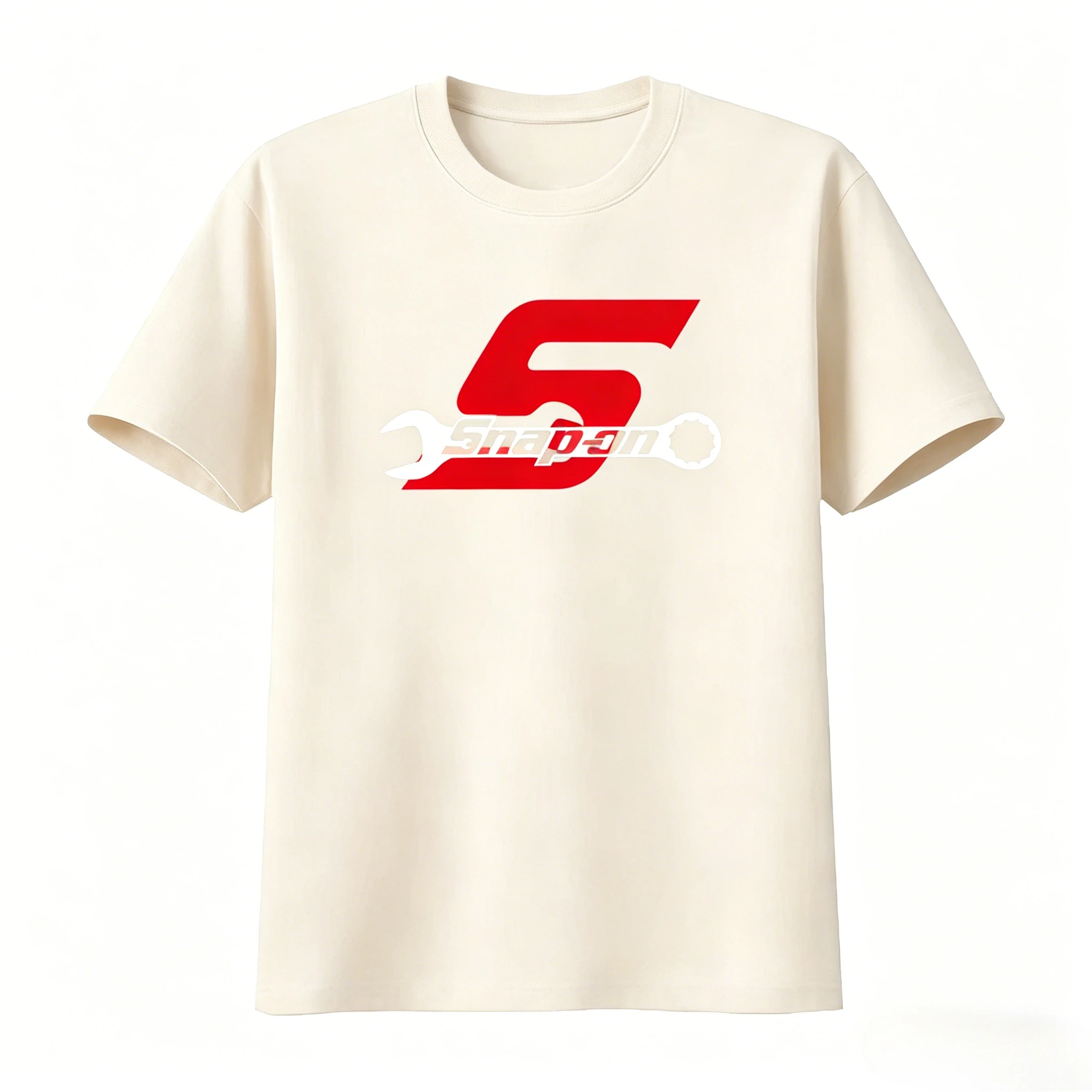 2026 New Snap‑on Parent‑Child Matching Oversized T‑Shirt Unisex Racing Wrench Stylized S Letter Graphic Print Streetwear Tops