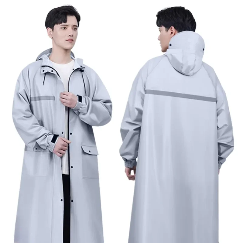 Long Raincoat for Motorcyc Rain Coat Women Men Adult Poncho Rainstorm-proof Rainsuit Waterproof for Rain Man 2025 New Rain Gear