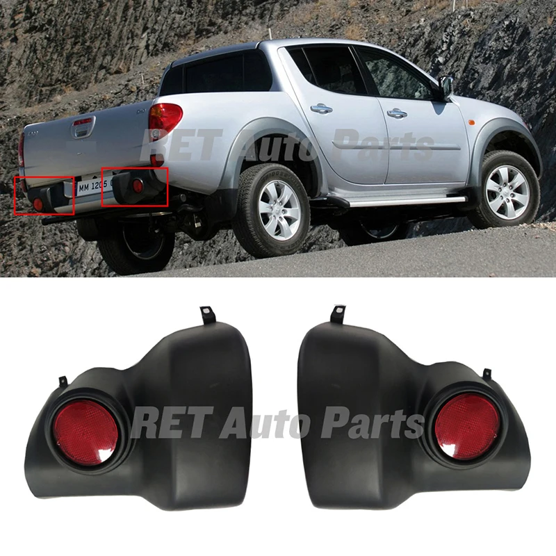 Rear Corner Bumper Kit for Mitsubishi L200 Triton KA4T KB4T KA5T KB5T 2005-2015 6410A225 6410A226